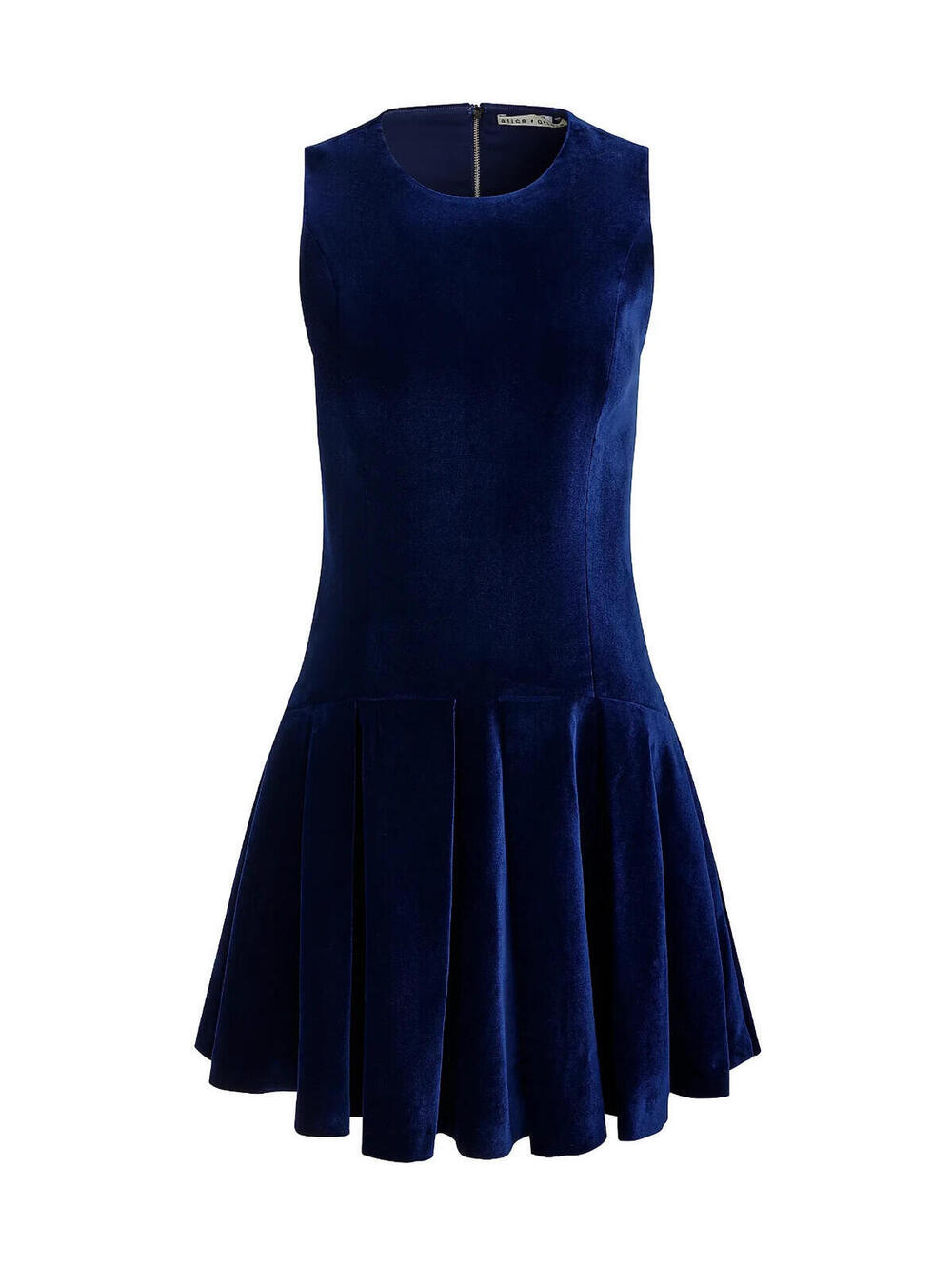 NEW,  Alice + Olivia Adley Sleeveless Dress in Midnight Blue Sz 6 #MD2004